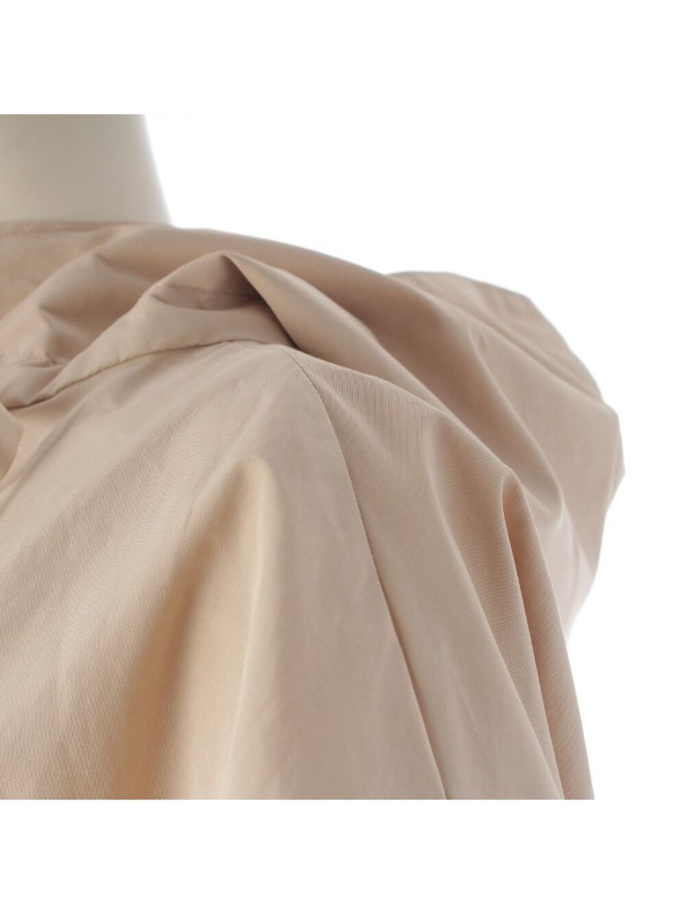 Prada Cotton Polyester Hooded Jacket Beige 36 - Picture 7 of 10